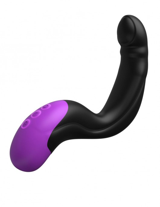 Черно-фиолетовый вибромассажёр простаты Hyper-Pulse P-Spot Massager - Pipedream - во Владивостоке купить с доставкой