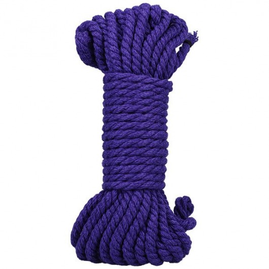 Фиолетовая верёвка для связывания и фиксации Bind Tie - 9,14 м. - Doc Johnson - купить с доставкой во Владивостоке