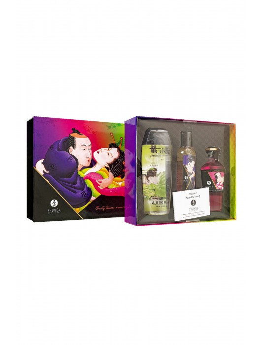Подарочный набор Fruity Kisses из 3 предметов - Shunga - купить с доставкой во Владивостоке