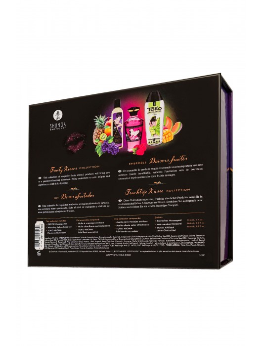 Подарочный набор Fruity Kisses из 3 предметов - Shunga - купить с доставкой во Владивостоке