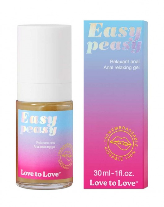 Анальный расслабляющий гель Easy Peasy - 30 мл. - Love to Love - купить с доставкой во Владивостоке