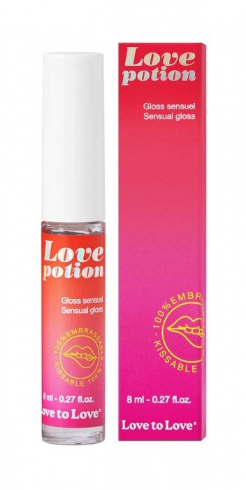 Возбуждающий блеск для губ Love Potion - 8 мл. - Love to Love - купить с доставкой во Владивостоке