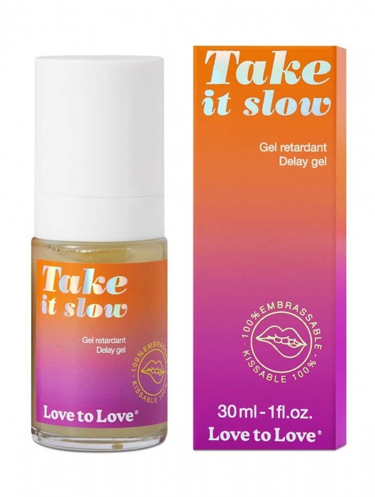 Пролонгирующий гель для мужчин Take It Slow - 30 мл. - Love to Love - купить с доставкой во Владивостоке