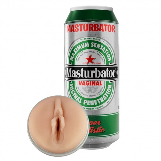 Мастурбатор-вагина Heineken Vagina II - Adrien Lastic - во Владивостоке купить с доставкой