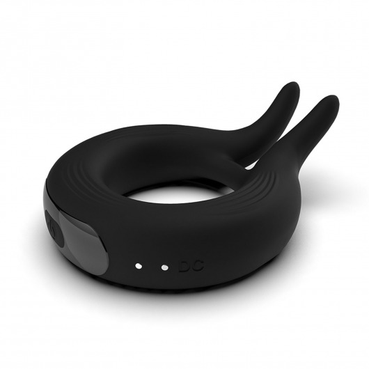 Черное эрекционное кольцо Marry Me Rechargeable Vibrating Cockring - Adrien Lastic - во Владивостоке купить с доставкой