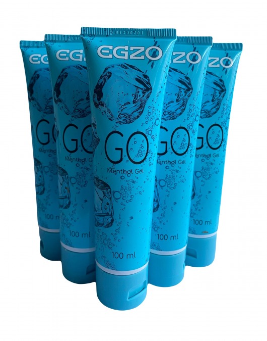 Набор из 5 пролонгирующих лубрикантов на водной основе Egzo Go (по 100 мл.) - EGZO - купить с доставкой во Владивостоке