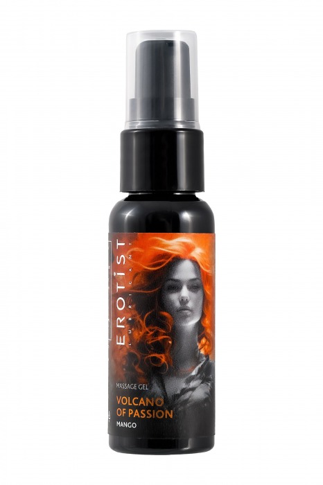 Гель с эффектом вибрации Volcano Of Passion со вкусом манго - 25 мл. - Erotist Lubricants - купить с доставкой во Владивостоке