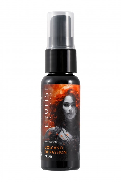 Гель с эффектом вибрации Volcano Of Passion со вкусом винограда - 25 мл. - Erotist Lubricants - купить с доставкой во Владивостоке