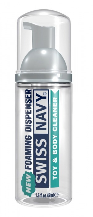 Очищающая пенка для игрушек и тела Toy   Body Cleaner Foamer - 47 мл. - Swiss navy - купить с доставкой во Владивостоке