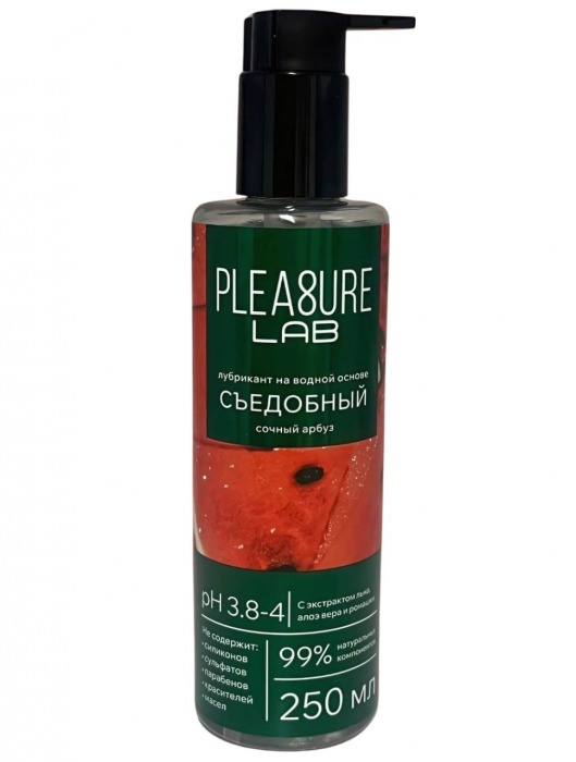 Лубрикант на водной основе Pleasure Lab с ароматом арбуза - 250 мл. - Pleasure Lab - купить с доставкой во Владивостоке
