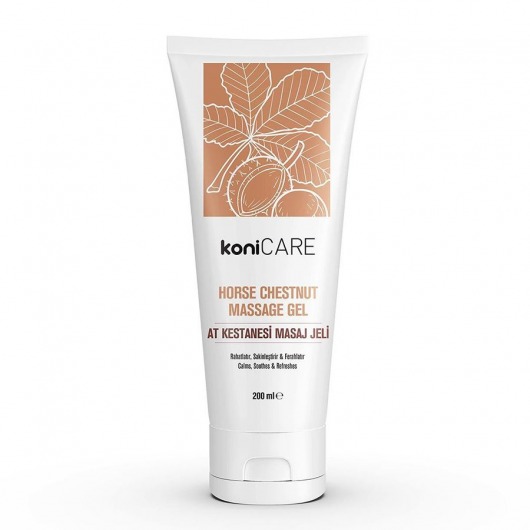 Расслабляющий массажный гель Konicare Horse Chestnut Massage Gel - 200 мл. - KoniCARE - купить с доставкой во Владивостоке