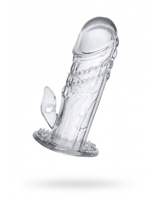 Прозрачная насадка на пенис Uco - 13 см. - A-toys - во Владивостоке купить с доставкой