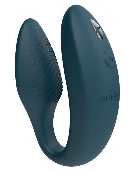 Зеленый вибратор для пар We-Vibe Sync 2 с пультом ДУ - We-vibe купить во Владивостоке с доставкой в Orgasmix.ru Зеленый вибратор для пар We-Vibe Sync 2 с пультом ДУ - We-vibe