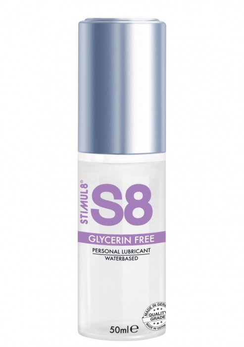 Лубрикант на водной основе S8 Glycerin Free без глицерина - 50 мл. - Stimul8 - купить с доставкой во Владивостоке