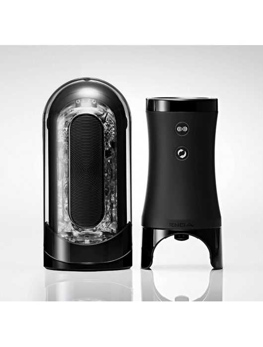 Набор Tenga Flip Zero Electronic Vibrotation: мастурбатор с вибрацией и устройство вращения - Tenga - во Владивостоке купить с доставкой