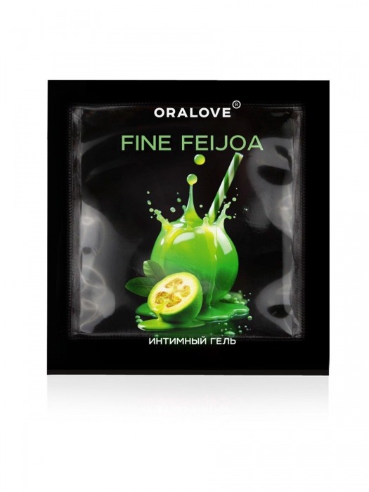 Саше съедобной оральной смазки OraLove с ароматом фейхоа - 3 гр. - Биоритм - купить с доставкой во Владивостоке
