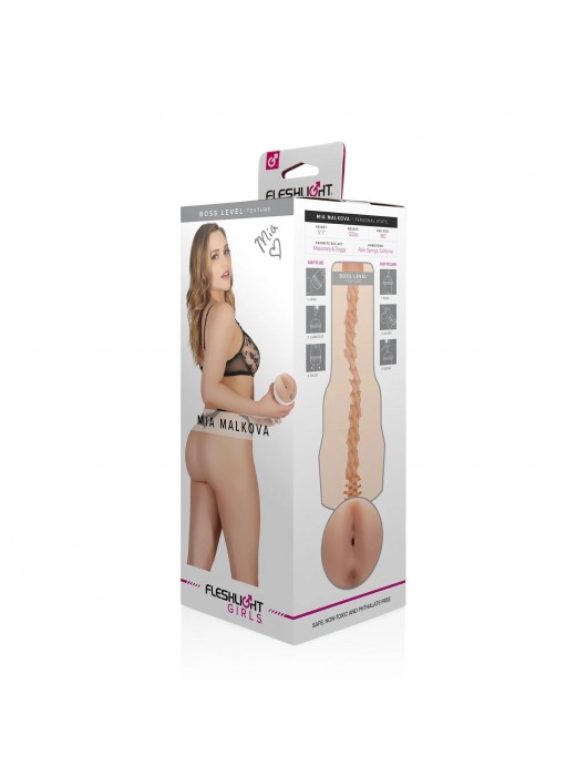 Телесный мастурбатор-анус Fleshlight Girls - Mia Malkova - Fleshlight - во Владивостоке купить с доставкой