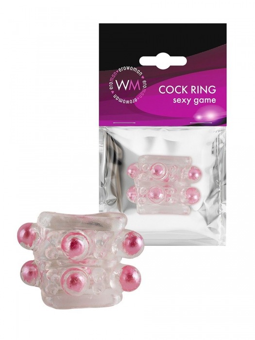 Прозрачная насадка на пенис с цветными шариками - Erowoman-Eroman - во Владивостоке купить с доставкой