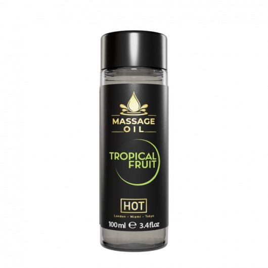 Массажное масло c ароматом тропических фруктов Massage Oil - 100 мл. - HOT - купить с доставкой во Владивостоке