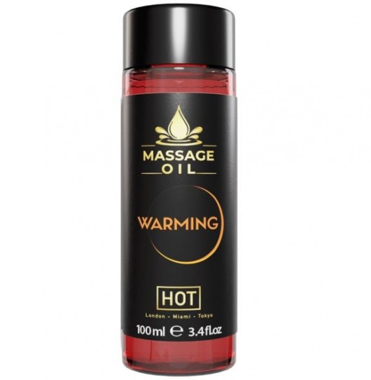Массажное масло с согревающим эффектом Massage Oil Warming - 100 мл. - HOT - купить с доставкой во Владивостоке