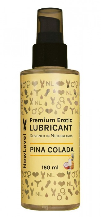 Ароматизированный лубрикант на водной основе NewLevel Pina Colada - 150 мл. - NewLevel - купить с доставкой во Владивостоке