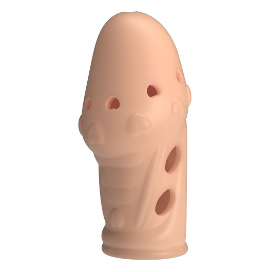 Телесная насадка на пенис Booker - 8 см. - Baile - во Владивостоке купить с доставкой