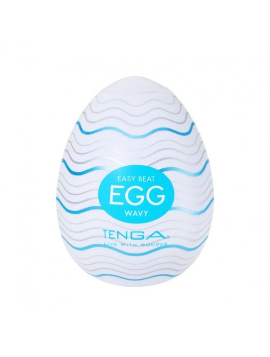 Мастурбатор-яйцо Tenga Egg Wavy - Tenga - во Владивостоке купить с доставкой