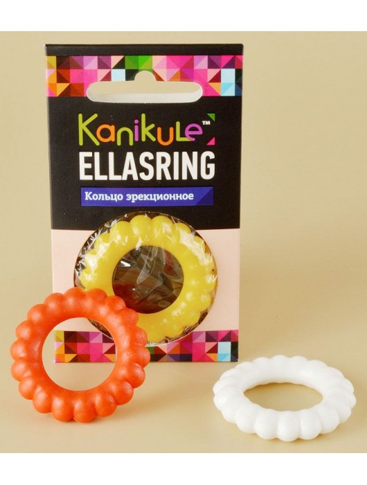 Цветное рельефное эрекционное кольцо Ellasring - Sitabella - во Владивостоке купить с доставкой