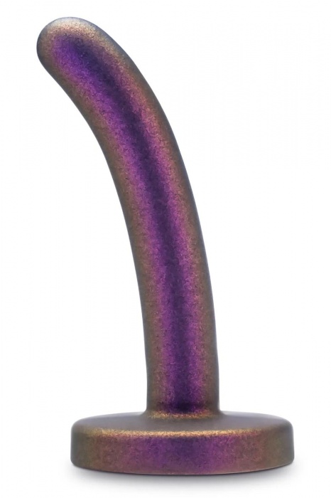 Фиолетовая насадка с гладкой поверхностью Surrender 4.75 Inch Beginner Pegging Dildo - 12 см. - Blush Novelties - купить с доставкой во Владивостоке