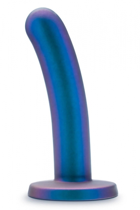 Синяя насадка с гладкой поверхностью Surrender 5.75 Inch Intermediate Pegging Dildo - 14,6 см. - Blush Novelties - купить с доставкой во Владивостоке
