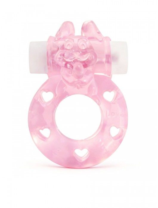 Розовое эрекционное виброкольцо в форме зайчика - 1137 - во Владивостоке купить с доставкой