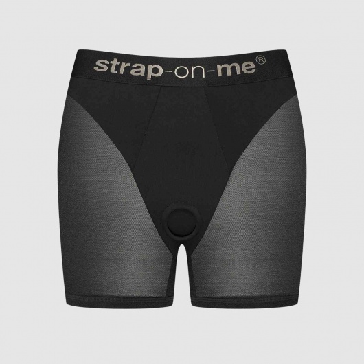 Трусики-шорты для фиксации насадок Strap-on-me Harness Lingerie Halo - size XS - Strap-on-me - купить с доставкой во Владивостоке