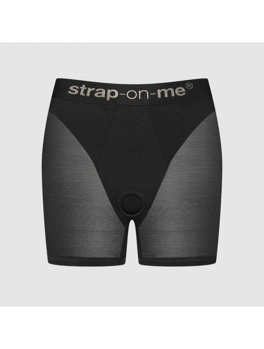 Трусики-шорты для фиксации насадок Strap-on-me Harness Lingerie Halo - size S - Strap-on-me - купить с доставкой во Владивостоке