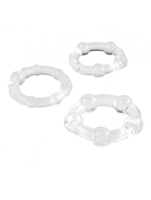 Набор из 3 эрекционных прозрачных колец - Boys of Toys - во Владивостоке купить с доставкой