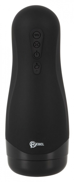 Черный вибромастурбатор с подогревом Masturbator with 3 Functions - Orion - во Владивостоке купить с доставкой