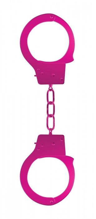 Розовые наручники OUCH! Pink - Shots Media BV - купить с доставкой во Владивостоке