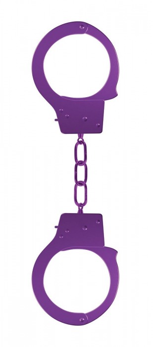 Фиолетовые наручники OUCH! Purple - Shots Media BV - купить с доставкой во Владивостоке