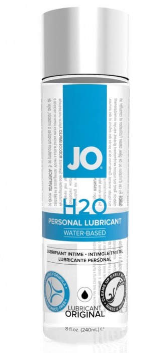 Нейтральный лубрикант на водной основе JO Personal Lubricant H2O - 240 мл. - System JO - купить с доставкой во Владивостоке