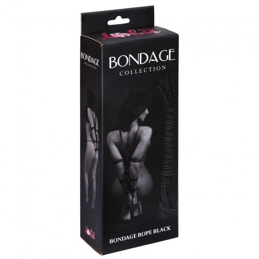Черная веревка Bondage Collection Black - 3 м. - Lola Games - купить с доставкой во Владивостоке