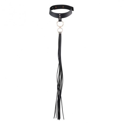 Ошейник с кистями Tassel Choker - Bijoux Indiscrets - купить с доставкой во Владивостоке
