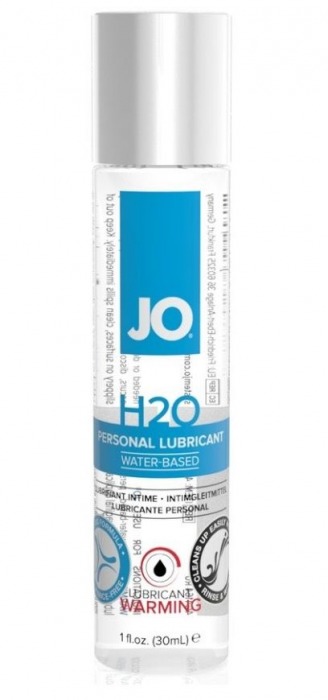 Возбуждающий лубрикант на водной основе JO Personal Lubricant H2O Warming - 30 мл. - System JO - купить с доставкой во Владивостоке