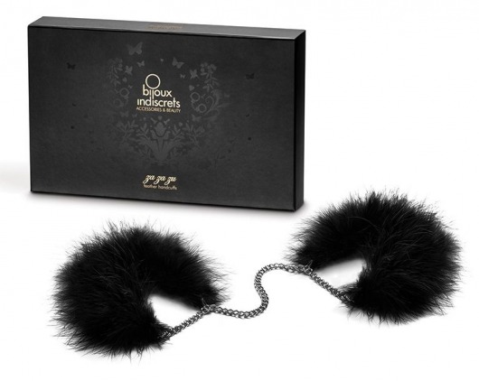 Перьевые наручники Za Za Zu Feather Handcuffs Bijoux - Bijoux Indiscrets - купить с доставкой во Владивостоке