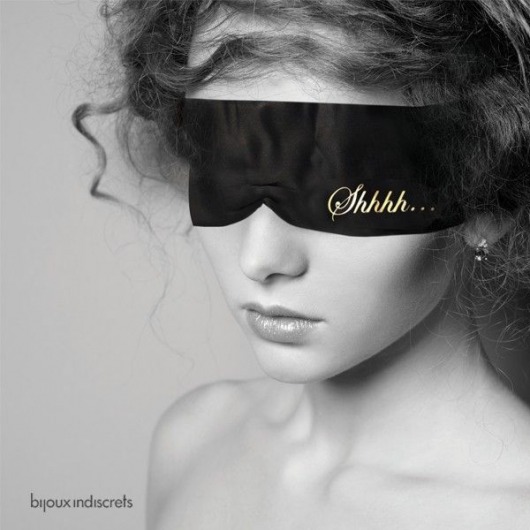 Маска-повязка на глаза Shhh Blindfold - Bijoux Indiscrets - купить с доставкой во Владивостоке