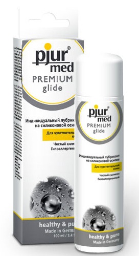 Гипоаллергенный силиконовый лубрикант pjur MED Premium glide - 100 мл. - Pjur - купить с доставкой во Владивостоке