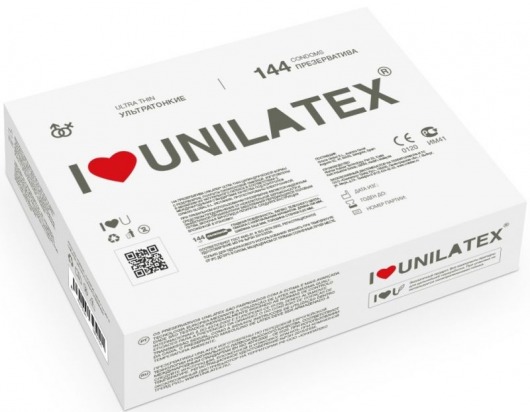 Ультратонкие презервативы Unilatex Ultra Thin - 144 шт. - Unilatex - купить с доставкой во Владивостоке