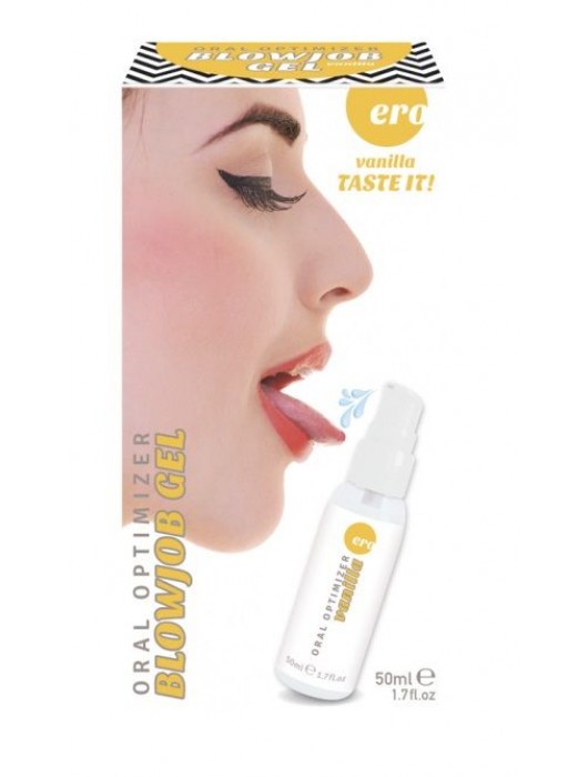 Увлажняющий гель для орального секса с ароматом ванили - 50 мл. - Ero - купить с доставкой во Владивостоке