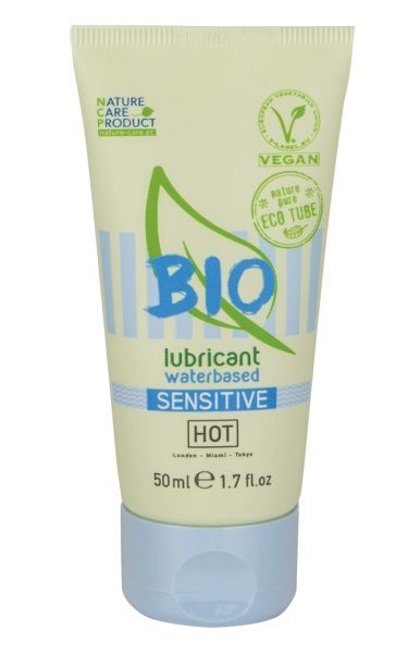 Органический лубрикант для чувствительной кожи Bio Sensitive - 50 мл. - HOT - купить с доставкой во Владивостоке