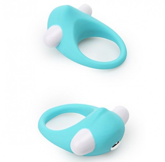 Голубое эрекционное кольцо LIT-UP SILICONE STIMU RING 6 - Dream Toys - во Владивостоке купить с доставкой