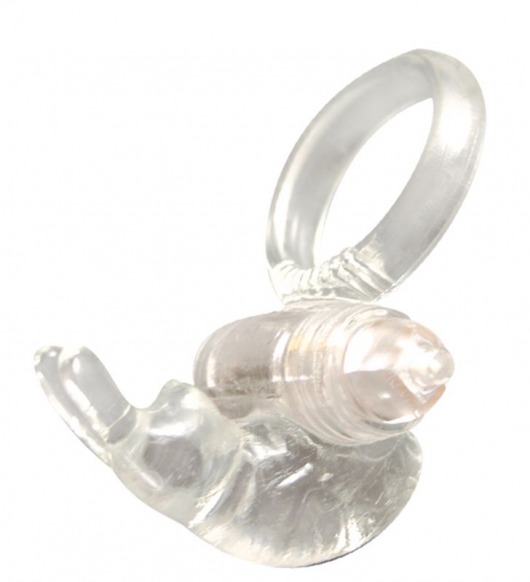 Прозрачное эрекционное кольцо с виброэлементом GOOD VIBES COCKRING RABBIT - Dream Toys - во Владивостоке купить с доставкой