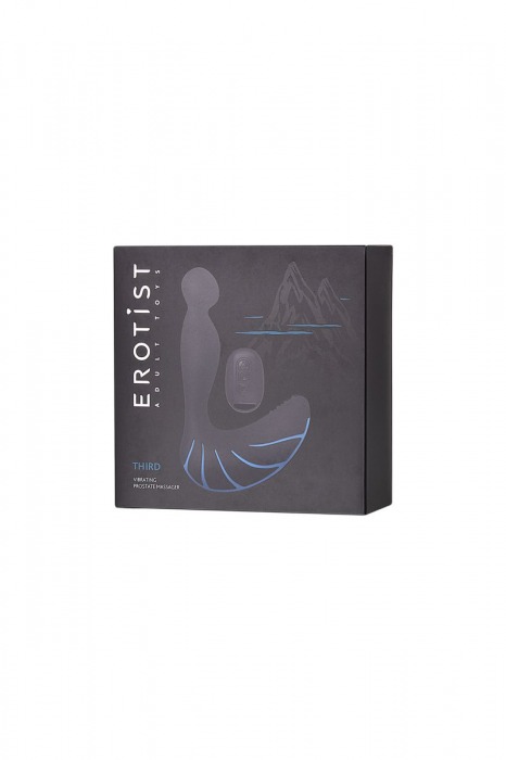 Чёрно-синий массажер простаты Erotist Third - Erotist Adult Toys - во Владивостоке купить с доставкой Чёрно-синий массажер простаты Erotist Third - Erotist Adult Toys - во Владивостоке купить с доставкой